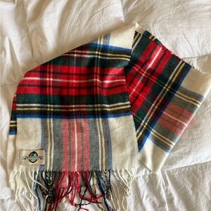 Woodward Collection Plaid Wool Scarf